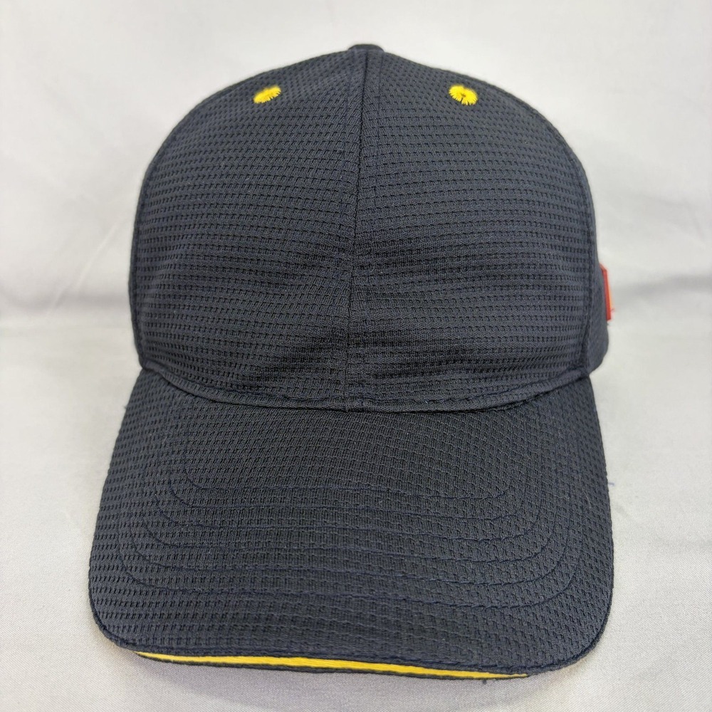 McDonalds Hat Crew Uniform Unisex OSFM Navy Blue Mesh Snapback Cap